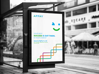 Bus Stop Billboard - Appay app brandidentity branding design icon identity lettering logo type typography web website