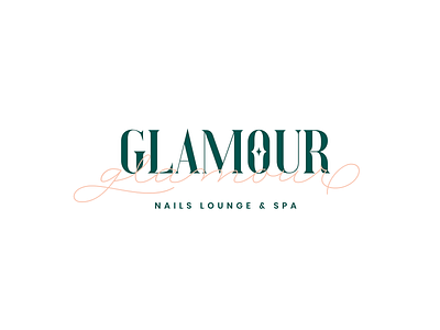 Glamour brand brandidentity branding design identity lettering logo type typography