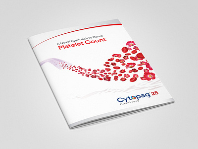 Cytopag Brochure blood branding brochure brochure mockup cancer design pharmaceutical print