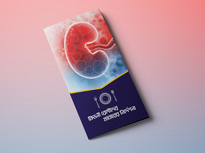 Tri fold leaflet diet diet plan kidney kidney treatment leaflet leaflet design mockup trifold brochure trifold mockup
