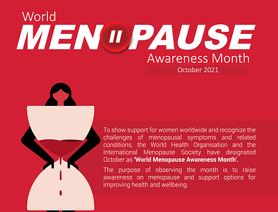 World Menopause Month Newsletter awareness brochure brochure mockup design illustration menopause mockup pharma women