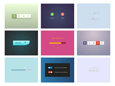 Interface element sketch icon ui