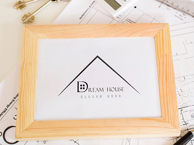 Dream House Logo branding design dream house logo graphic design illustration logo real estate vector