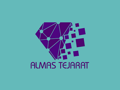 Almas tejarat logo design
