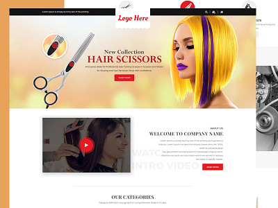 Landing Page beauty clean design graphic landing page ui ux web