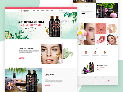 Beauty Shop adobe app beauty brand clean colorful design dribbble first freelance graphic hair illustration logo photoshop shot ui ux web