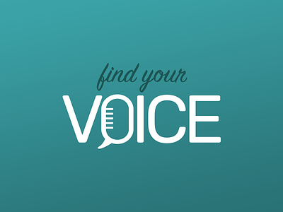 Find Your Voice logo ui web