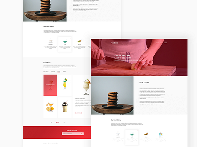 Landing Page Design for Foodeez