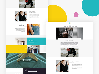 Landing Page Design for Polka Dots designer landingpage portfolio ui design web design