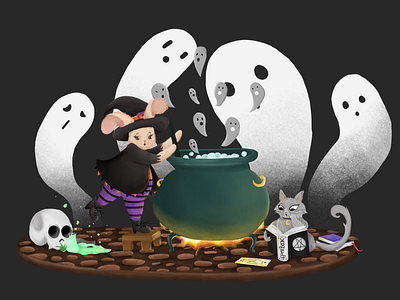 Spooky! design graphic design illustration