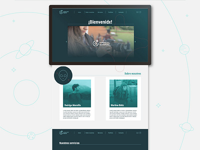 Criatura del espacio - Look and feel branding design look and feel ui design website design