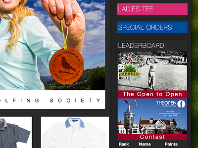 Golfing Society - Open to Open Contest Ad