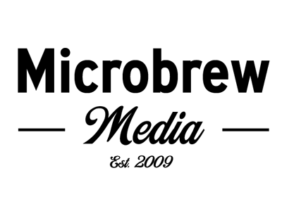 Microbrew Media Logo Mockup V2 egyptian indian script letterhead font lhf logo media microbrew redesign