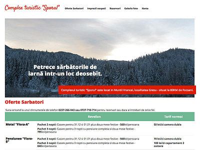 Cazare Lepsa pensiune munte website website design