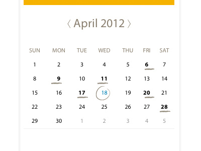 web events calendar