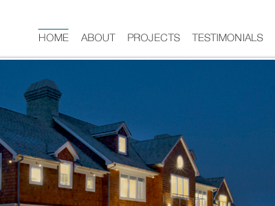 Website for a custom homes builder