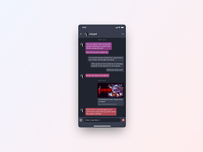 Direct Messaging APP UI