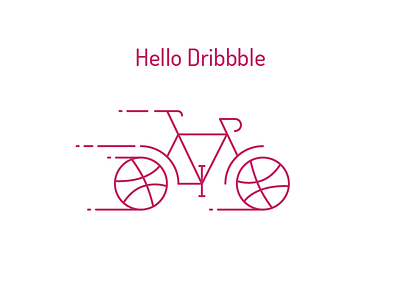 Dribbble Bicycle bicycle line sports