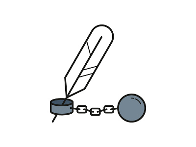 Ball, Chain And Quill