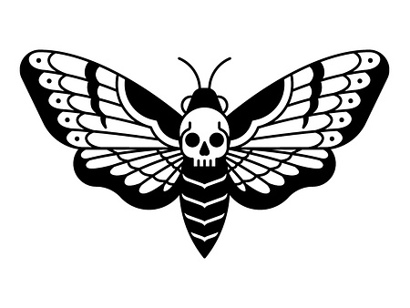 Deaths Head Hawk Moth by Matt Potts on Dribbble