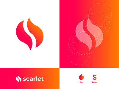 Scarlet VFX Branding brand identity branding graphic design logo logo design