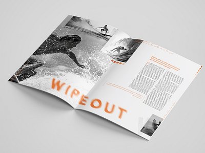 Wipeout Magazine Spread digital collage displacement typography editorial editorial desig graphic design layout magazine magazine design typography