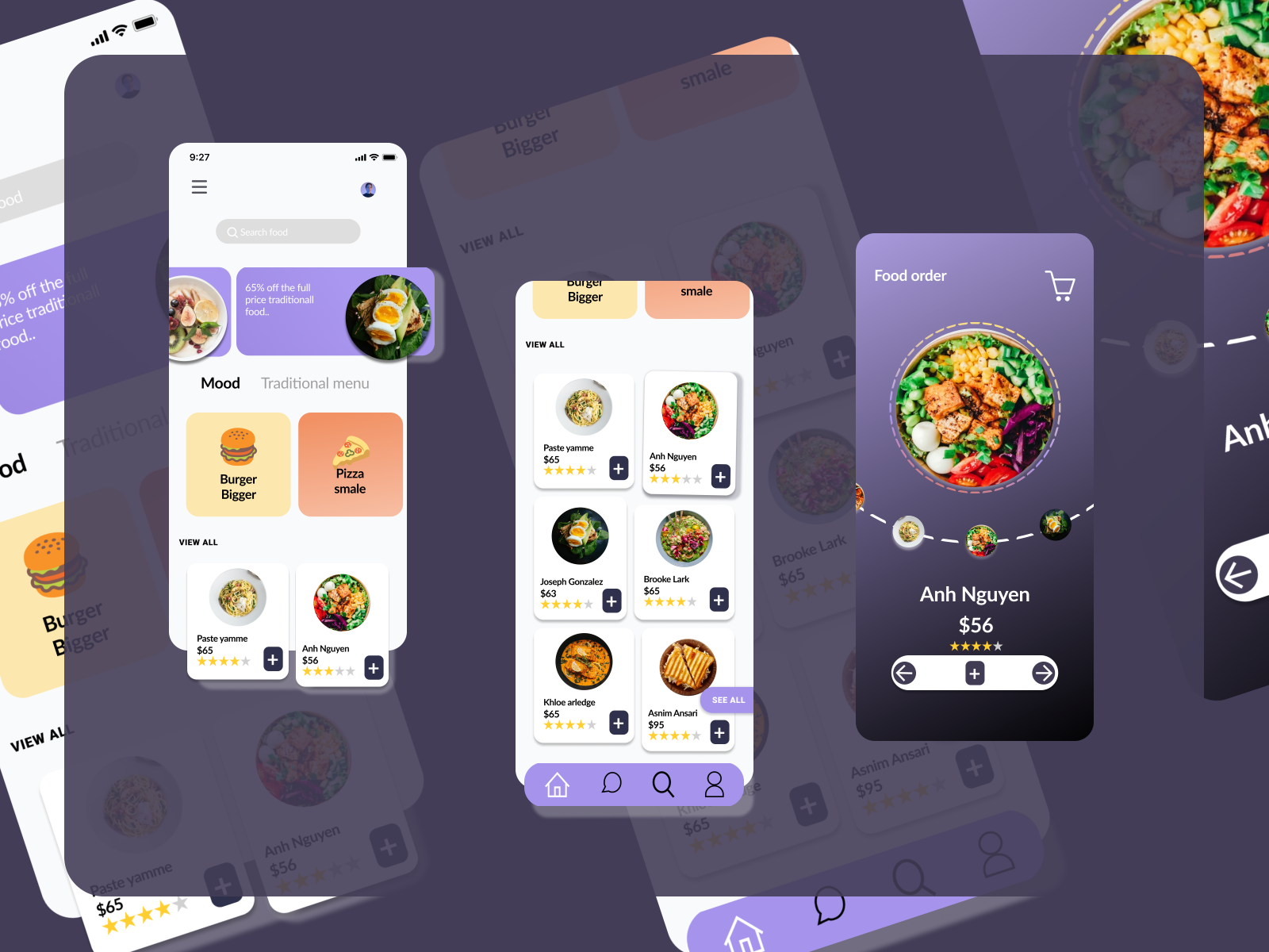 Mobile App Food by Syarif Hidayat on Dribbble