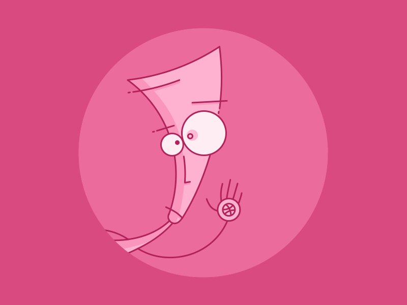 Hello Dribble dribbble first hello illlustration invite shot