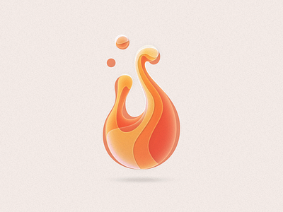 Lava Drop brand construction drop illustration logo vector