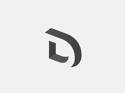 Dl branding d geometric icon identity l lettering logo mark monogram symbol