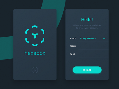 Hexabox App app application concept interface mobile redesign ui ukraine