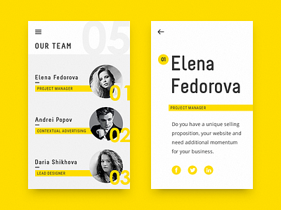 Yellow App app application concept design interface mobile team ui ukraine yellow