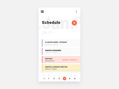Schedule calendar interface schedule ua ui ukraine user ux