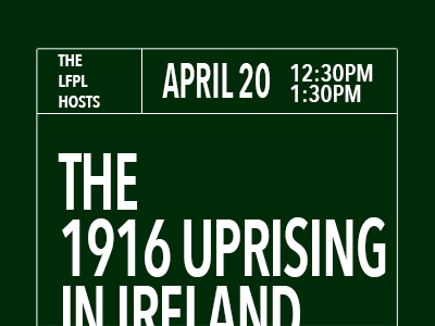 Irish Uprising Print Ad irish one font poster typographic