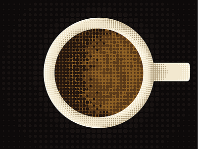 coffee dot dot doooooooooot coffee coffee cup colors design dots illustration vector