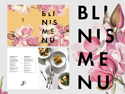 Menu for a restaurant design graphic design illustration menu