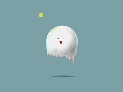 Snow or ice cream illustration