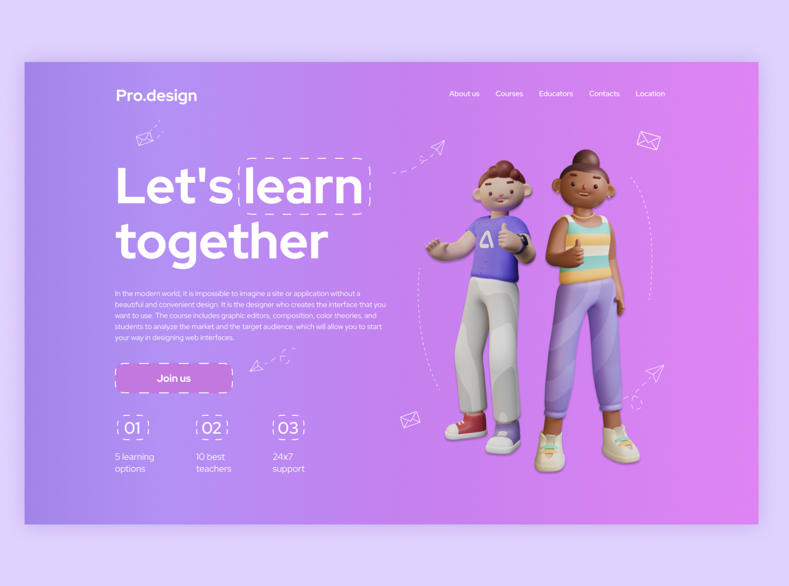 Main screen for Pro.design by Anna Verkhoturova on Dribbble