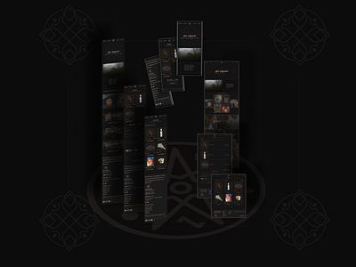 Online store of magical goods "House of the Witch". dark esoteric esoterics magic mystic occultism online store ui ui ux uiux ux webdesign website witch