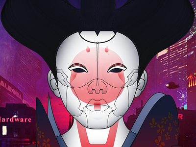 Geisha from ghost in the shell - WIP