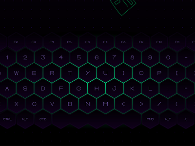 Game UI Concept concept dashboard design game keyboard namadko space touchscreen ui