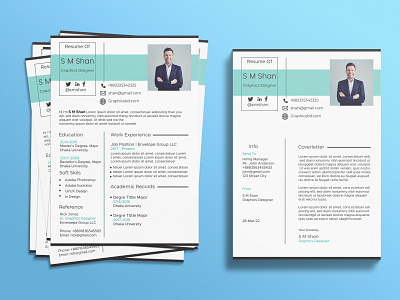 Resume design graphic design illustration resume