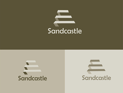 Sandcastle Logo branding design goldenratio graphic design illustration logo logodesign typography