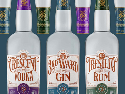 Cajun Spirits Distillery // Packaging