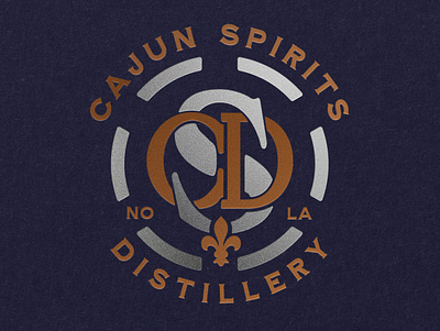 Cajun Spirits Distillery // Branding branding design distillery logo graphic design packaging spirits