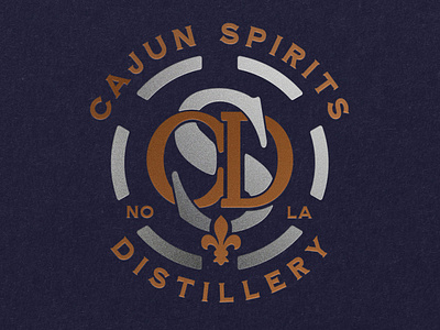 Cajun Spirits Distillery // Branding branding design distillery logo graphic design packaging spirits