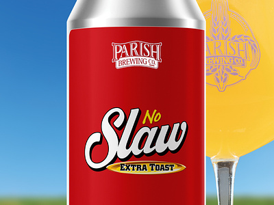 Parish Brewing Co. // No Slaw Extra Toast // Label Design beerdesign branding crafbeer design design graphic design illustration packaging