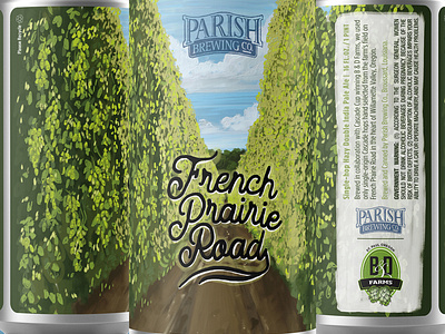 Parish Brewing Co. // French Prairie Road // Label Design
