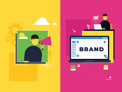 Brand Promotion 2d brand character design explainer video illustration minimal storyboard vector visual style
