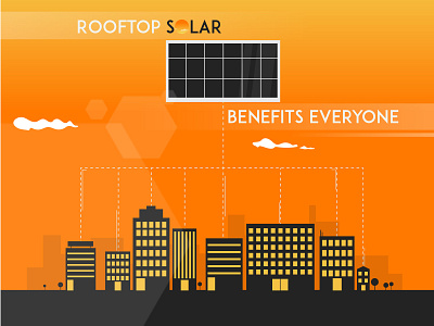 Solar power. 2018 2d explainer video illustration monochrome solar solar energy solid colors storyboard sun visual style